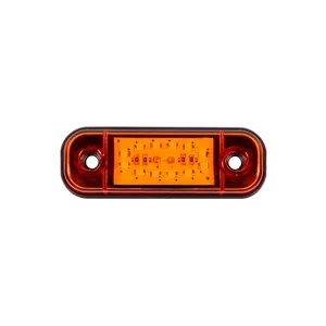 Жълта LED Габаритна светлина / маркер - 12 диода 12V-24V