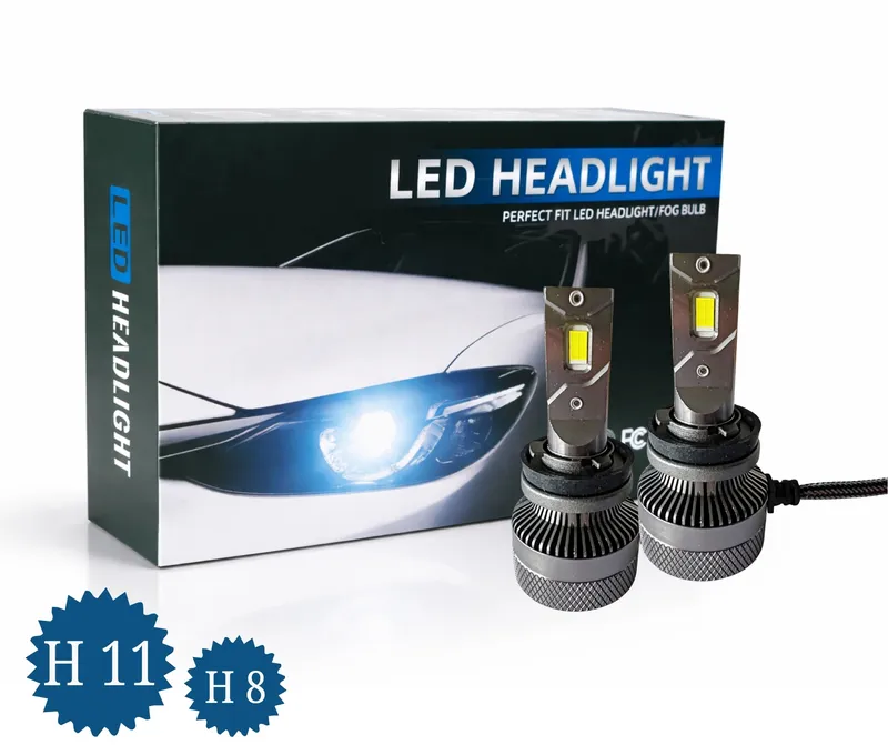 Комплект LED крушки H11/H8 – Smart CSP технология, CANBUS, 70W, 12–24V - 0