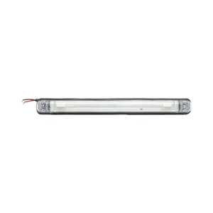 Бял LED габарит/контурна светлина – 6 Диода 24V 240 mm