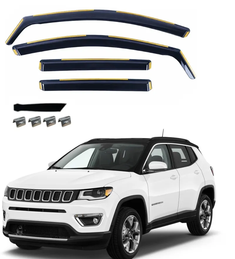 Комплект от 4бр. ветробрани за Jeep Compass II (MP) 2018 г. + - 0