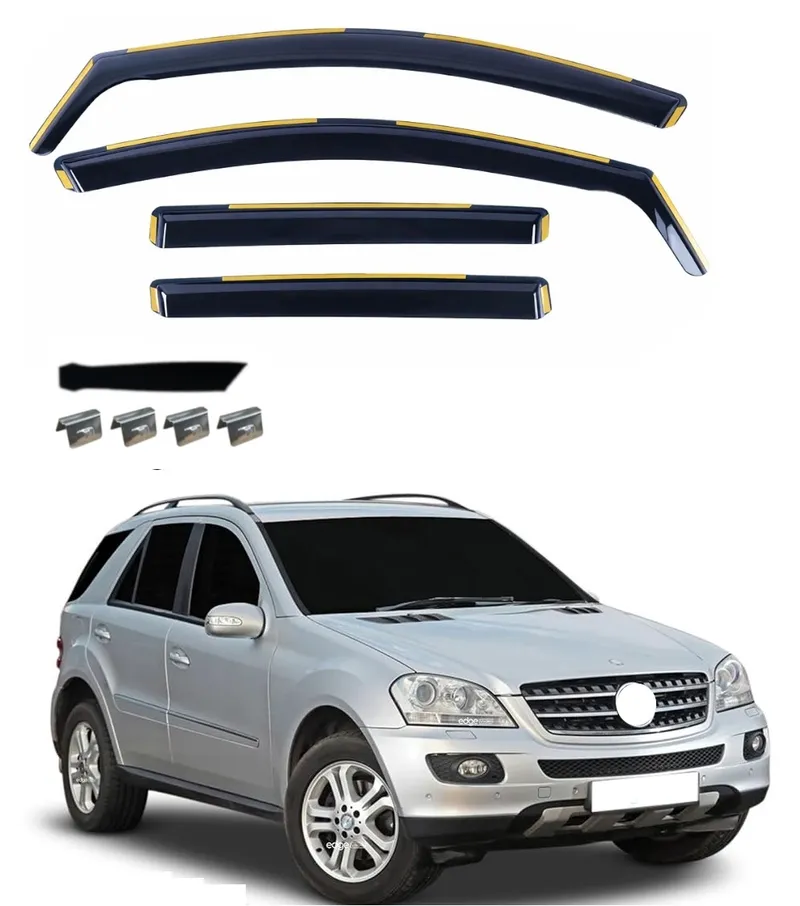 Комплект от 4бр. ветробрани за Mercedes Benz ML W164 2005-2011 - 0