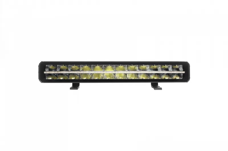 56 cm / 22 Инча 12V - 24V Led Bar Лед Бар Пиано дизайн Диоден Прожектор Супер Мощен Бяла и Оранжева Светлина Габарит Мъгла Блиц Високо Качество Ново Поколение 10900LM - 23