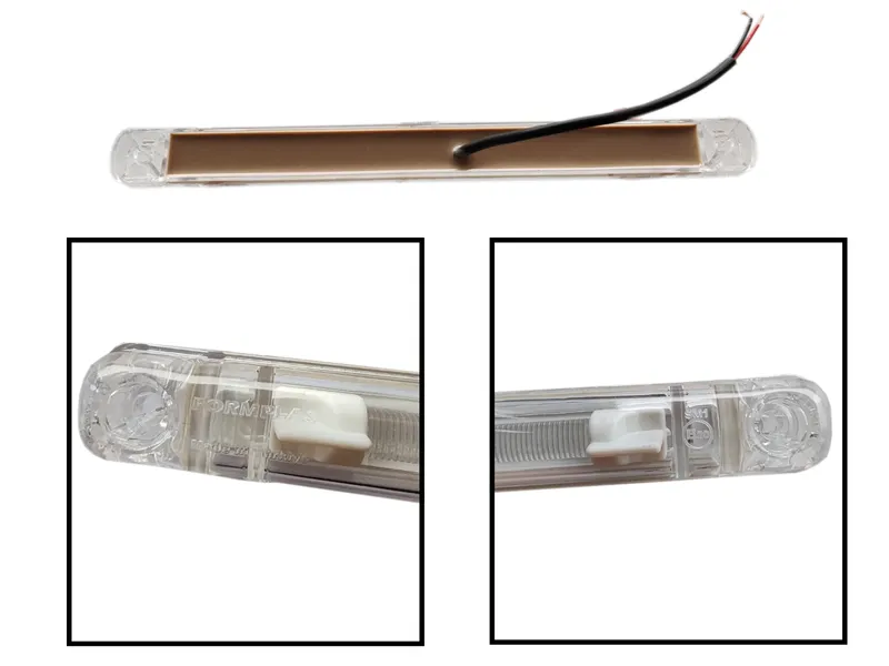 Оранжев LED габарит/контурна светлина – 6 Диода 24V 240 mm - 1