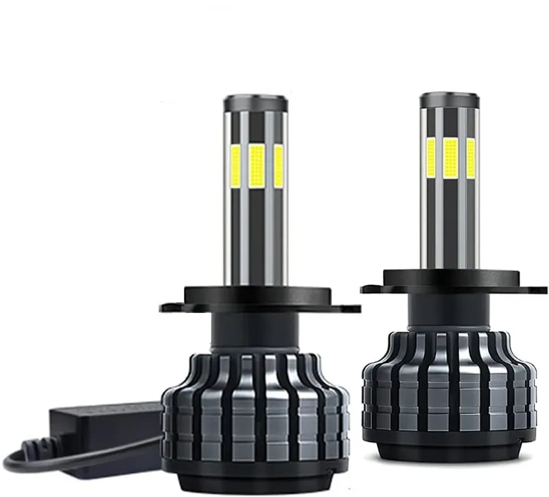 Комплект 360° градуса COB LED диодни крушки H7 12V 80W 16000 lm за фарове Canbus без грешки - 1