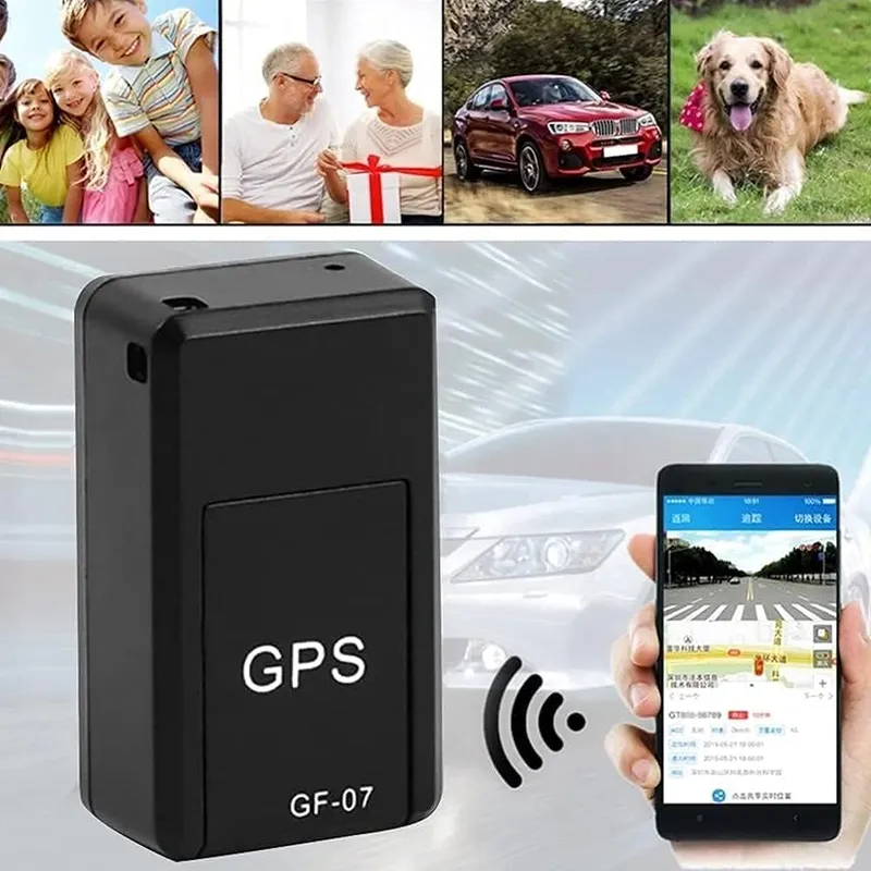 Мини черен GPS тракер за проследяване и подслушване в реално време със СИМ карта и слот за Mini TF card - 1