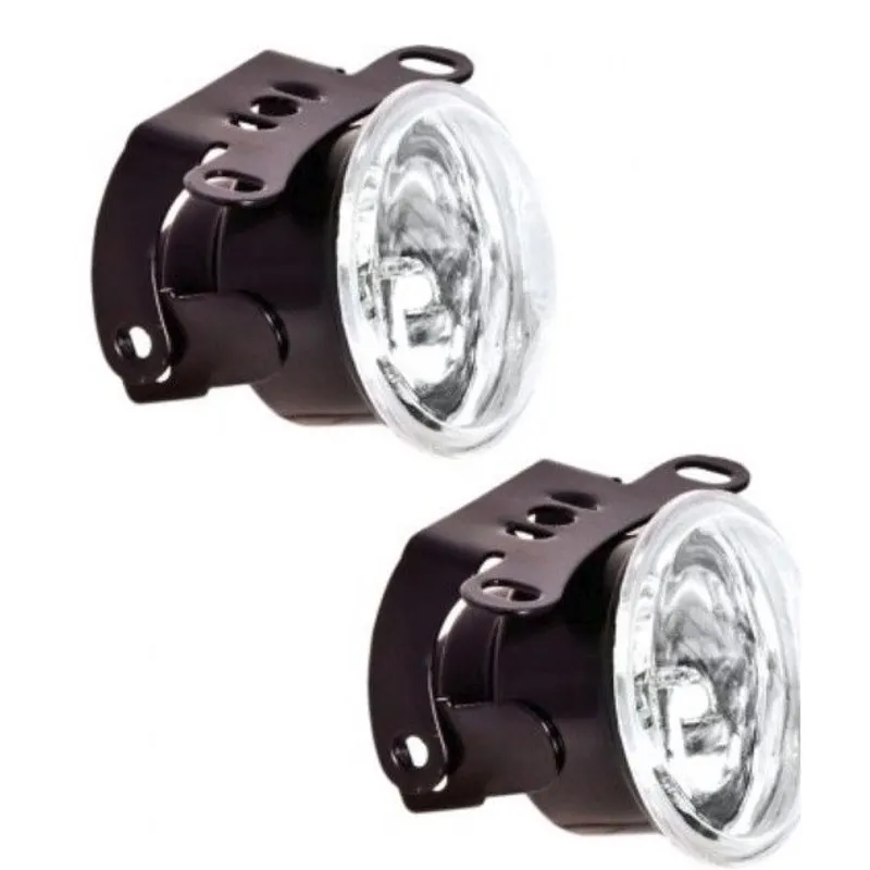 Комплект халогени, универсални предни фарове за мъгла 12V 55W 60мм - 1