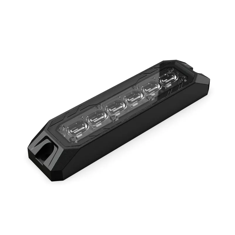 LED Габарит с оранжев блиц – 9 блиц режима, 6 LED, 15.6W, E-Mark E9, ECE R65 / R10, 12–24V - 1