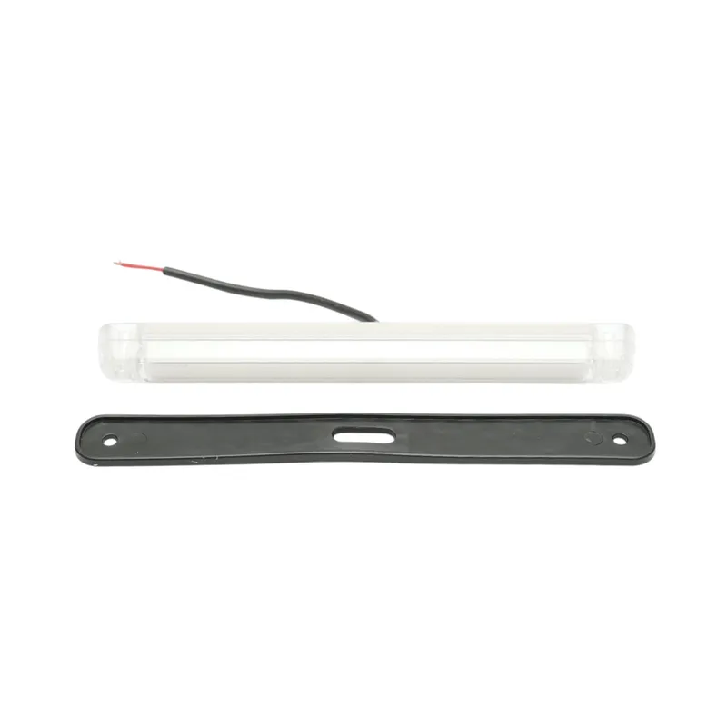 Бял LED Габарит / Маркер с NEON ефект - 16 диода 12V-24V 235mm - 1