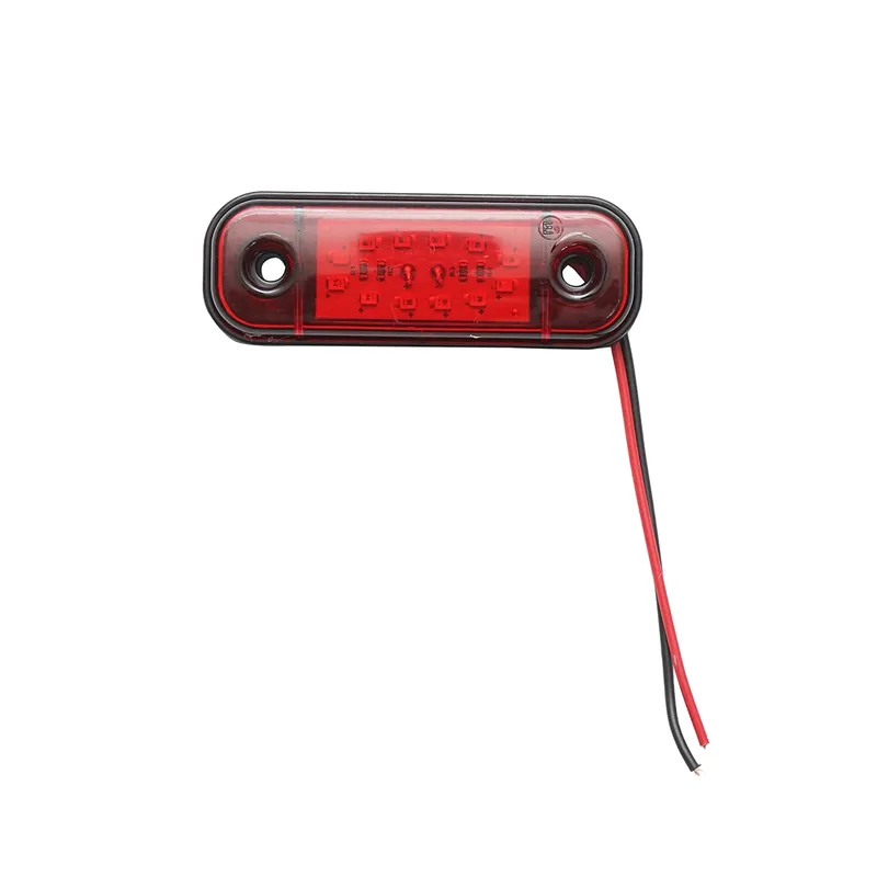 Червена LED Габаритна светлина / маркер - 12 диода 12V-24V - 1