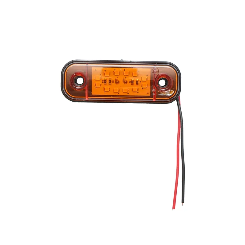 Жълта LED Габаритна светлина / маркер - 12 диода 12V-24V - 1