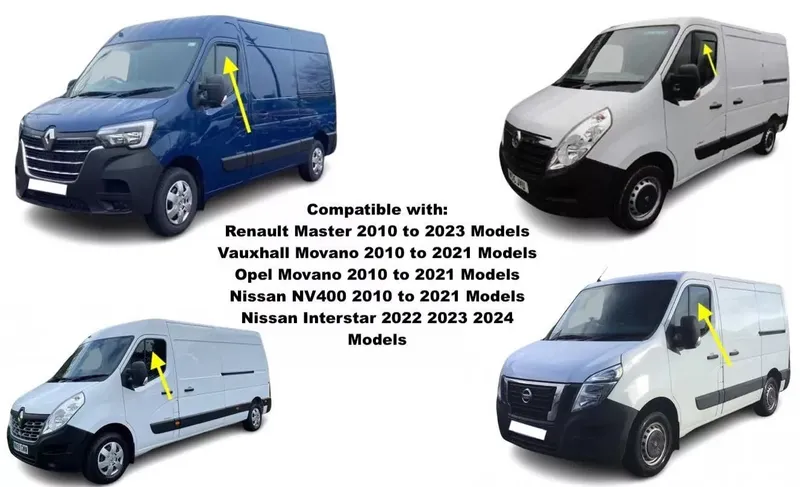 Комплект от 2бр. ветробрани за Renault Master / Opel Movano 2010+ - 1