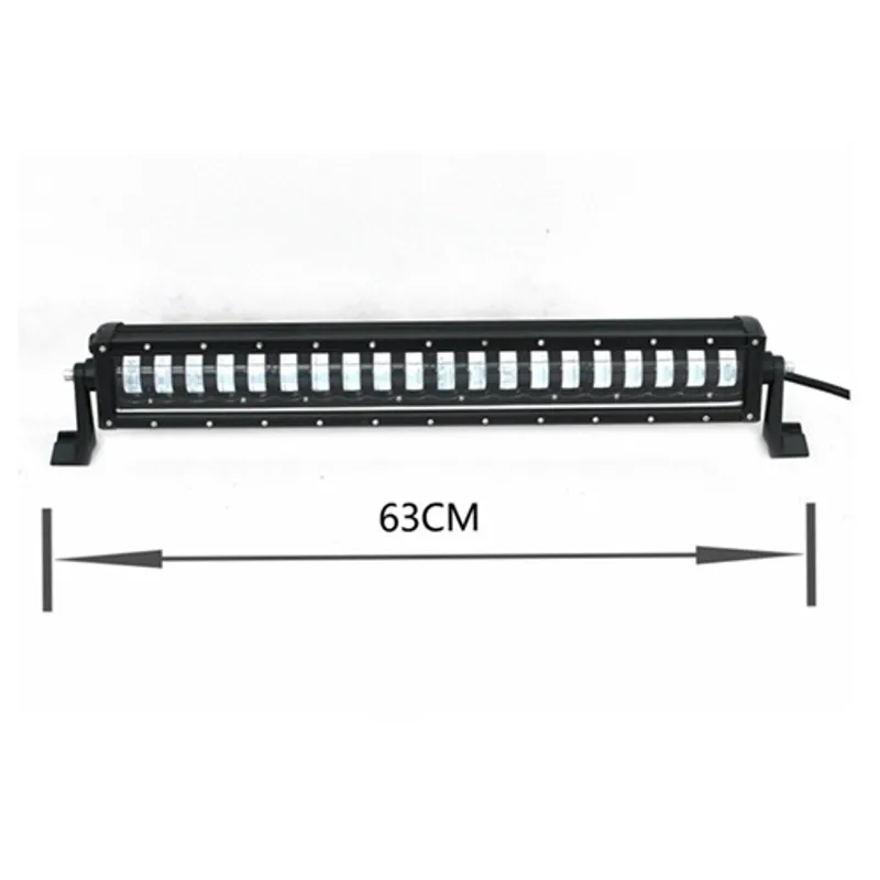 9D 63 СМ Led Bar Лед Бар Hi/Lo Kъси Дълги Водоустойчив Удароустойчив 12V 24V 12800 LМ 160W С Лупи Off-Road Лед Бар За Джип ATV - 1