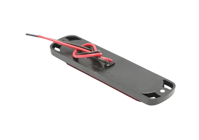 Червена LED Сигнална / Аварийна Блиц светлина - 6 диода 12V-24V - 1