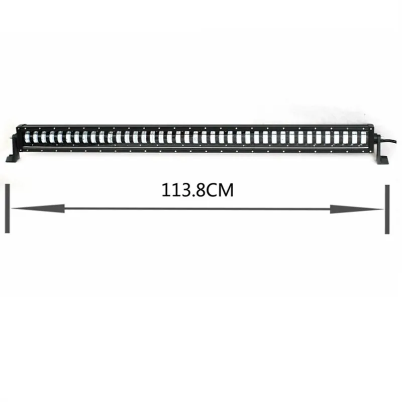 9D 114 СМ Led Bar Лед Бар Hi/Lo Kъси Дълги Водоустойчив Удароустойчив 12V 24V 25600 LМ 320W С Лупи Off-Road Лед Бар За Джип ATV - 1