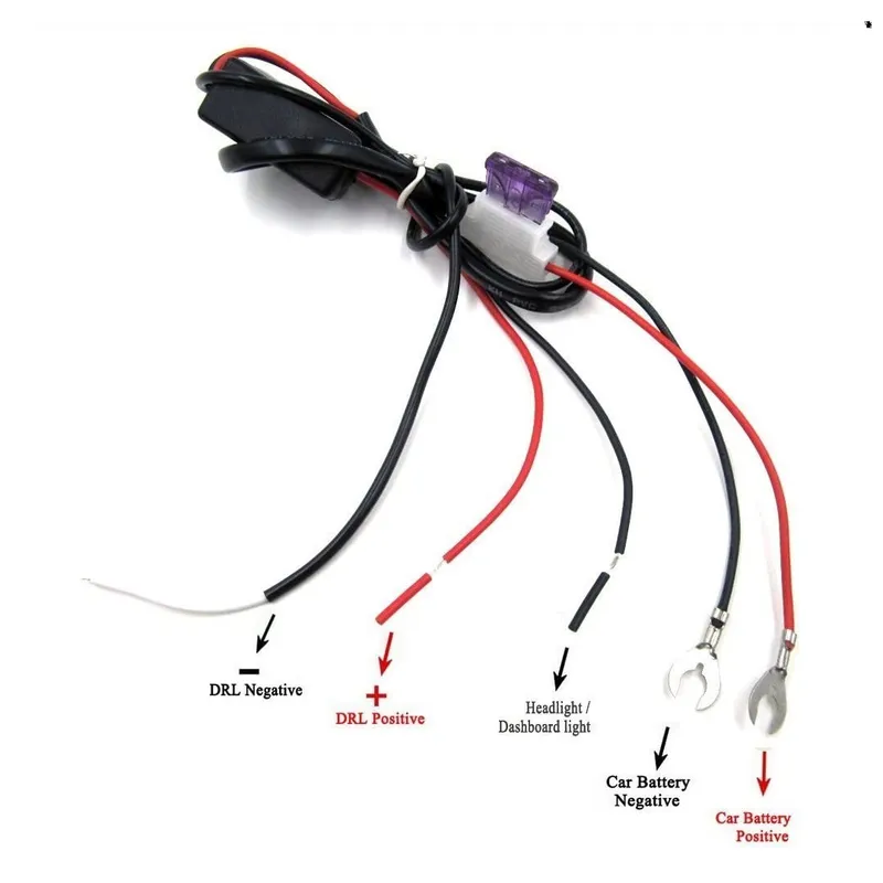 Автомобилно реле за LED дневни светлини с DRL контрол и димер ON/OFF - 12V - 1