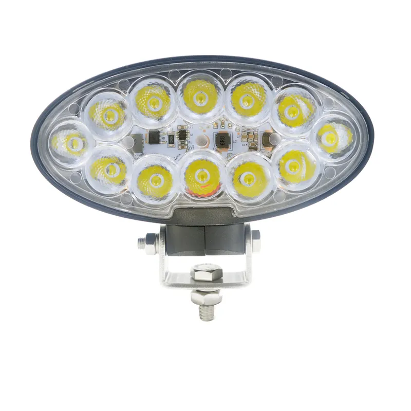 ЛЕД Диоден Халоген LED фар - 5100lm 178mm 60W PRO - Трактор, Комбайн - John Deere 6195R - 1