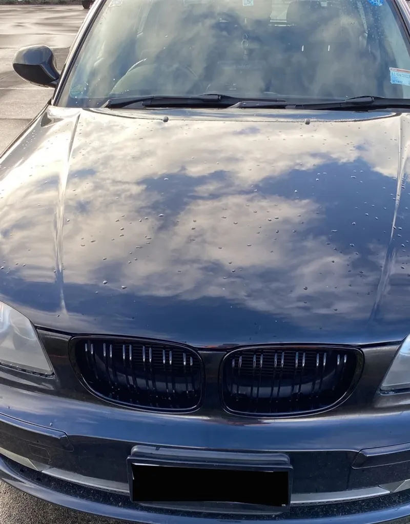 Двойни Бъбреци Решетки За BMW Series 1 Facelift E81 E82 E87 E88 2008г.-2011г. Черен Гланц Лак - 1