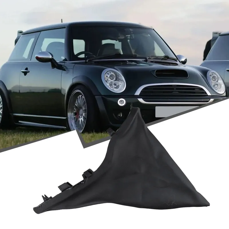 Маншон Ръчна Спирачка За MINI Cooper 2001-2008 Черен Еко Кожа OEM 34421171195 - 1