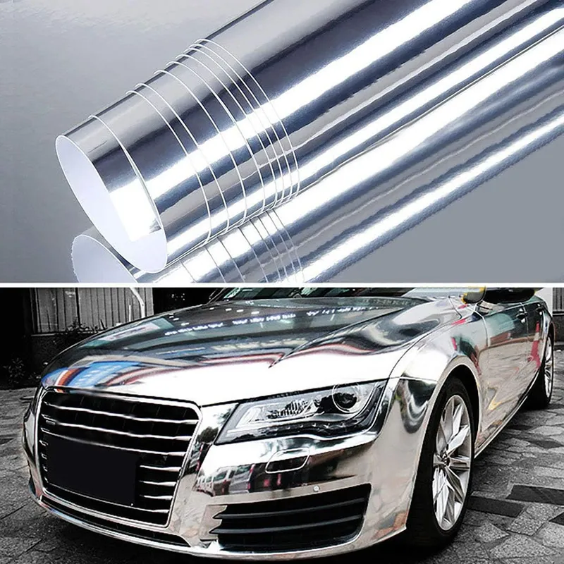Декоративно автомобилно WRAP фолио 1.52 X 28M CHROME SILVER - 1
