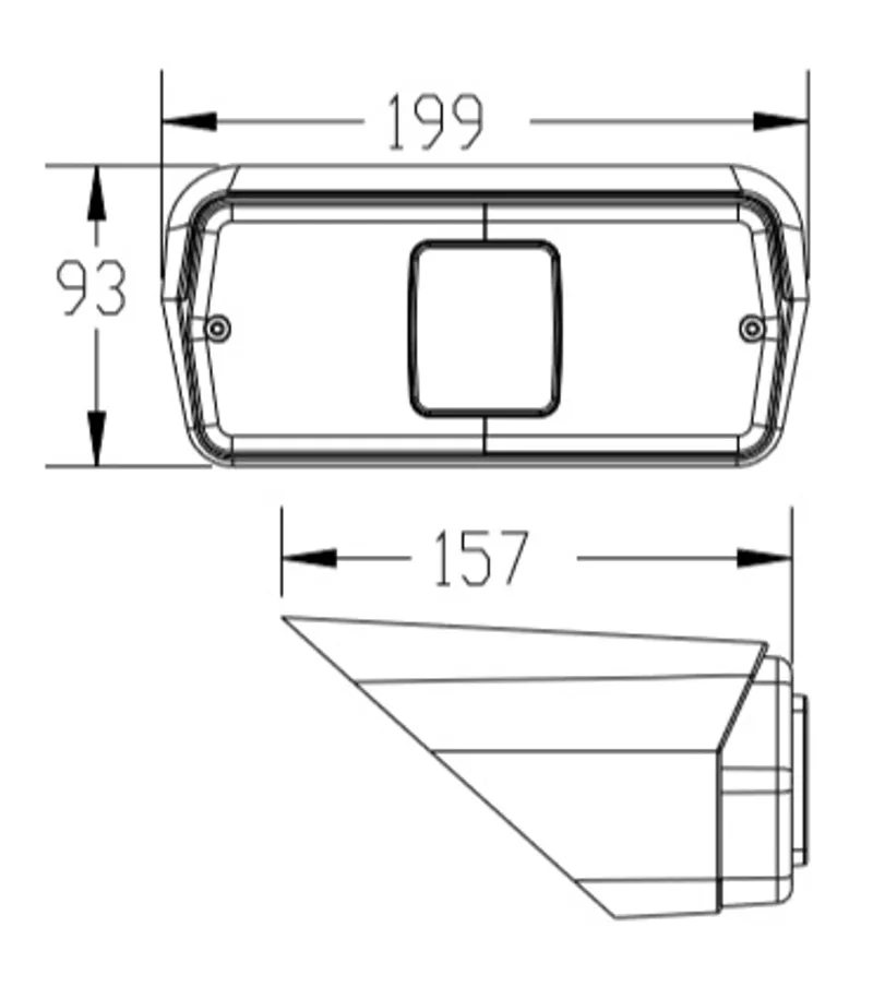 Лява Задна Светлина,Стоп и Габарит с Мигач За Трактор, Подходяща За Ford New Holland, E4NN13N510AB, E4NN13N510AA - 1