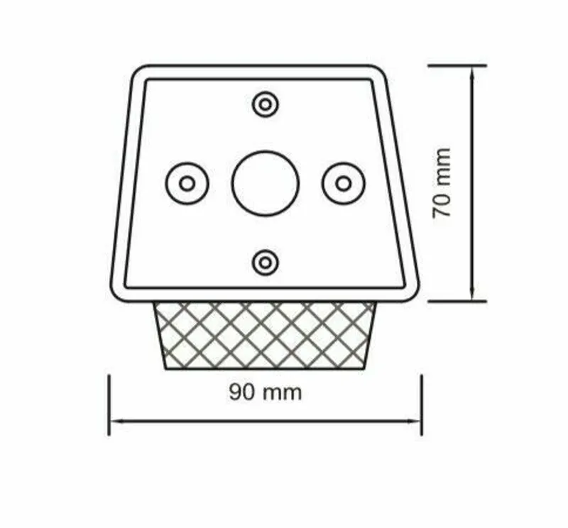 Комплект Лява и Дясна LED Габаритни Светлини 12V за покрив Transit Mk5 Mk6 1991-2006 - 1