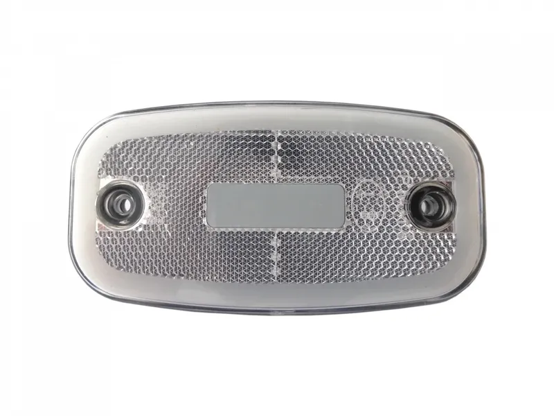 LED Бял Светодиоден Габарит Маткер Токос Неон Ефект, 122mm x 63mm , с Три Функции 12V-24V - 1