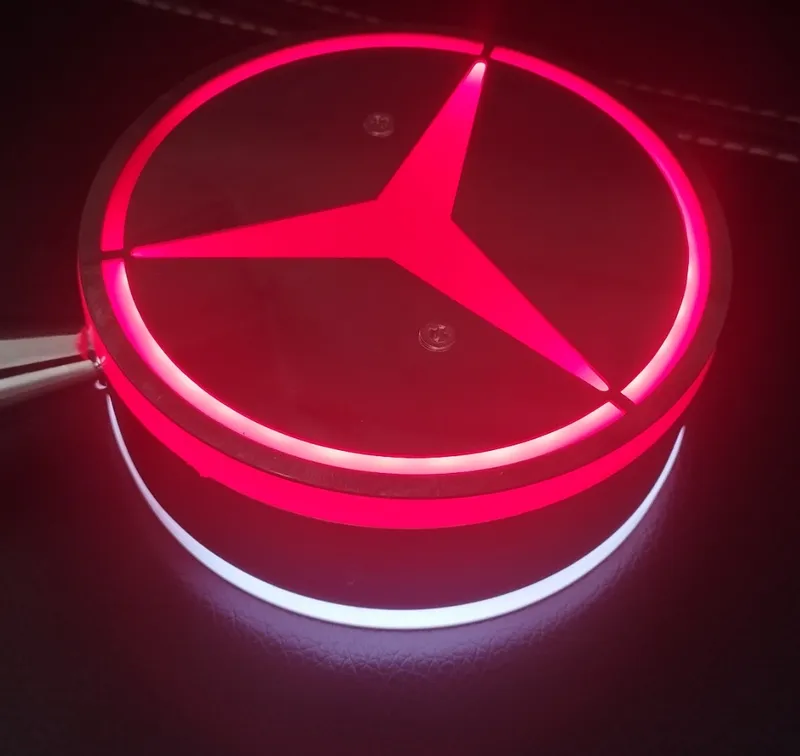 Комплект от 2бр Светодиодни LED Лед Габарити Обеци 24V бяло-червено Mer - 1