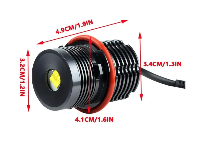 Комплект LED Angel Eyes крушки за BMW – CANBUS, бяла светлина, Plug & Play - 1