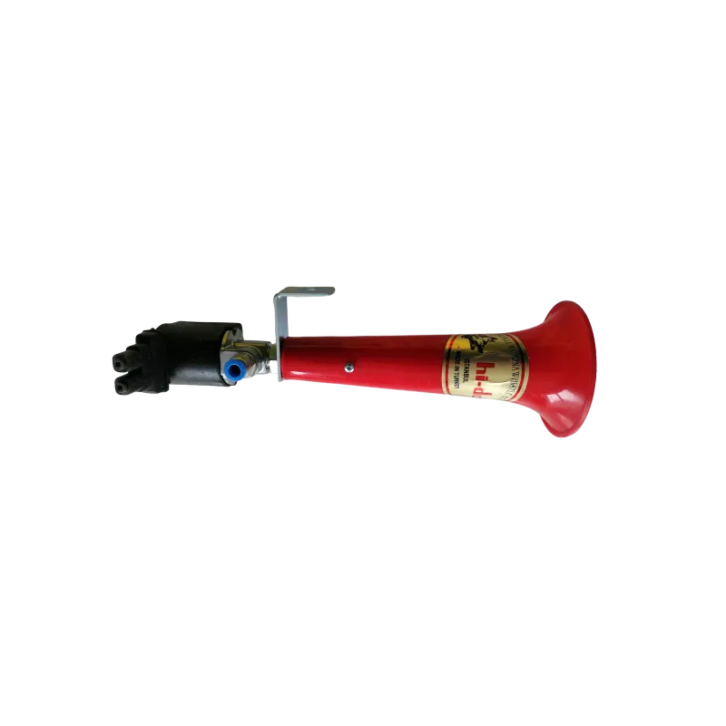 Тромба клаксон единична кръгла Turkish Wolf Whistle  Турски Вълк 120dB 24V за камион бус автобус тир тежкотоварни машини и др. - 1
