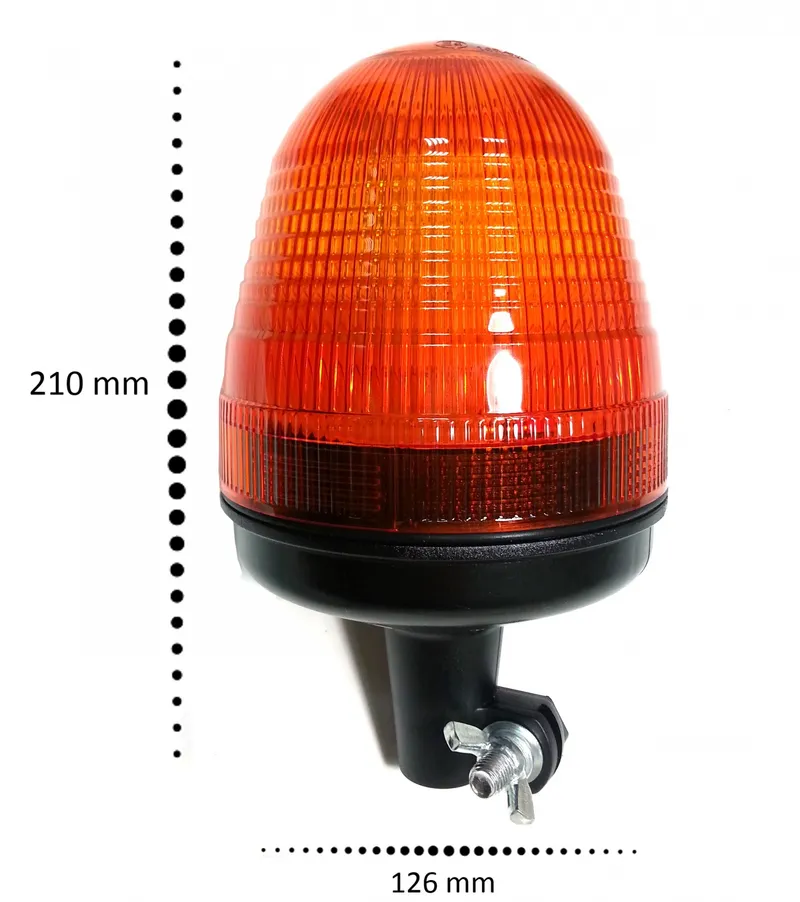 LED ЛЕД Аварийна/сигнална лампa маяк/буркан 12/24V - 1