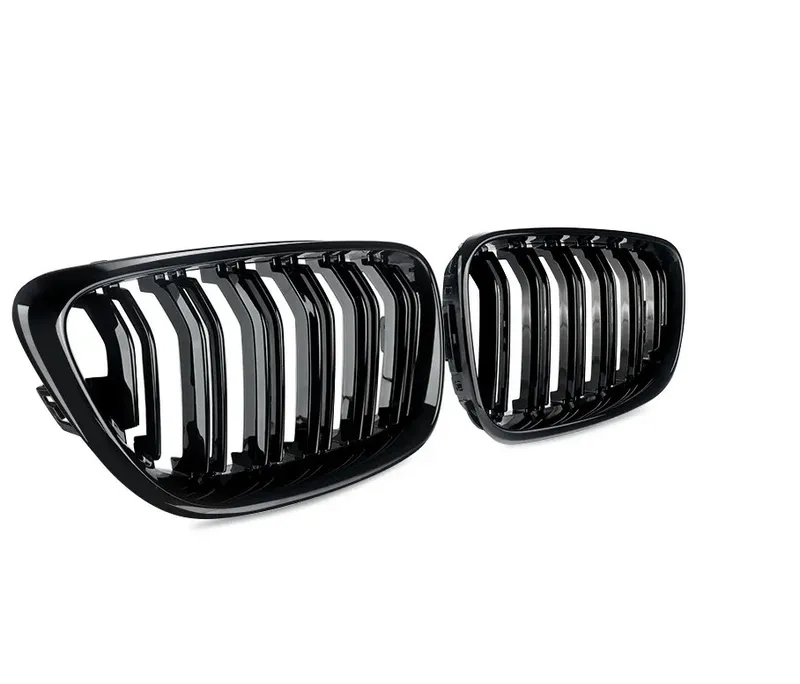 Двойни Бъбреци Решетки За БМВ BMW F22 F23 F24 F27 E87 2012г.-2018г. Черен Гланц Лак - 1