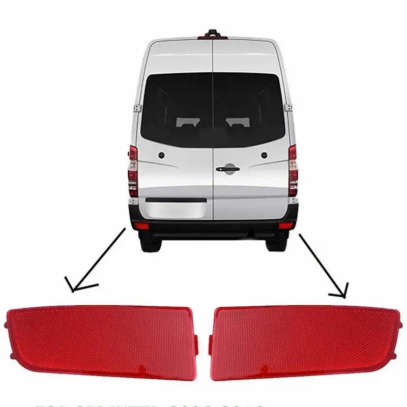 Комплект ляв и десен рефлектор светоотразител за Mercedes Sprinter W906, VW Crafter 2006-2016 - 1