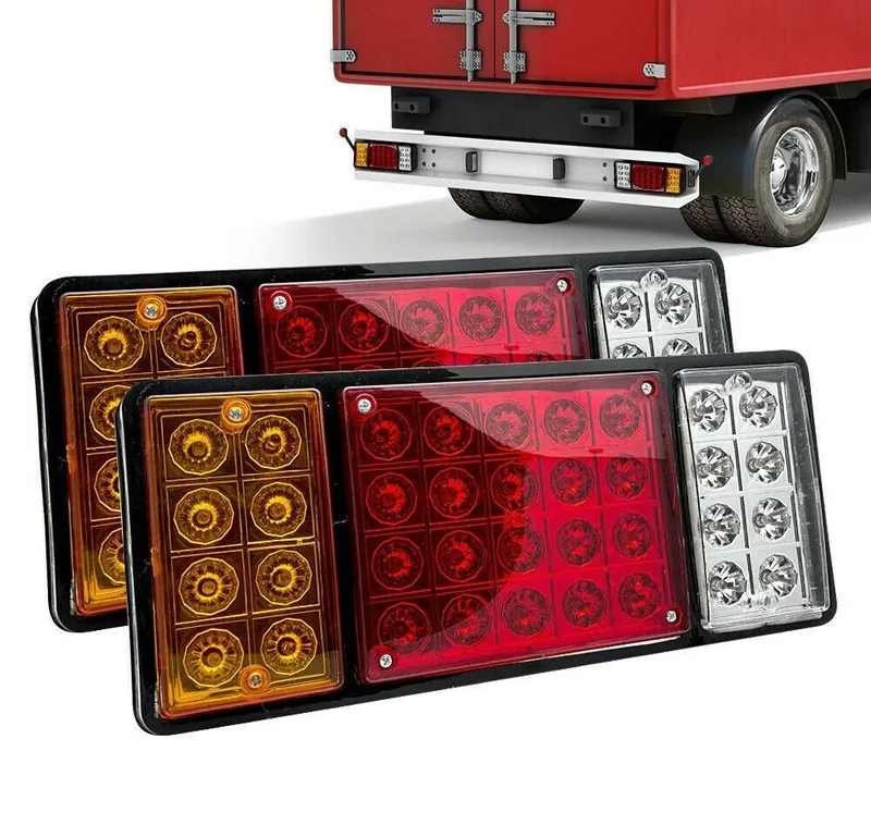 Комплект LED Стопове с 4 Функции - 12V - за ремаркета каравани селскостопански превозни средства - 1