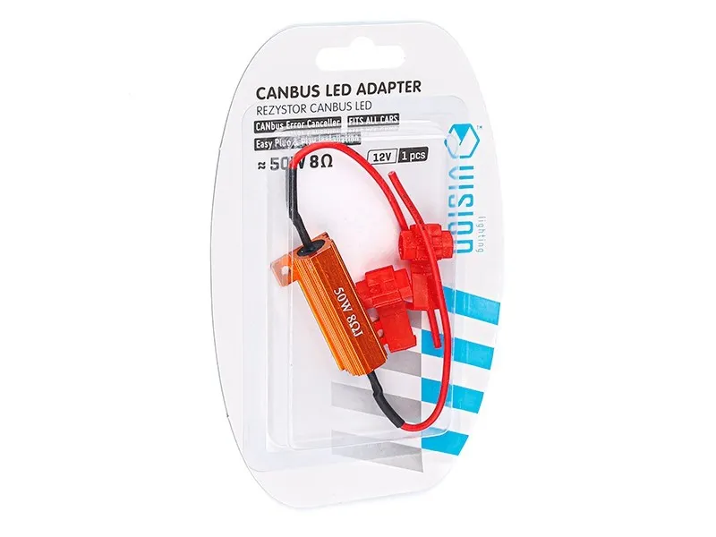 CANBUS LED резистор 50W 8 Ohm – 12V – за LED крушки - Carmotion - 1