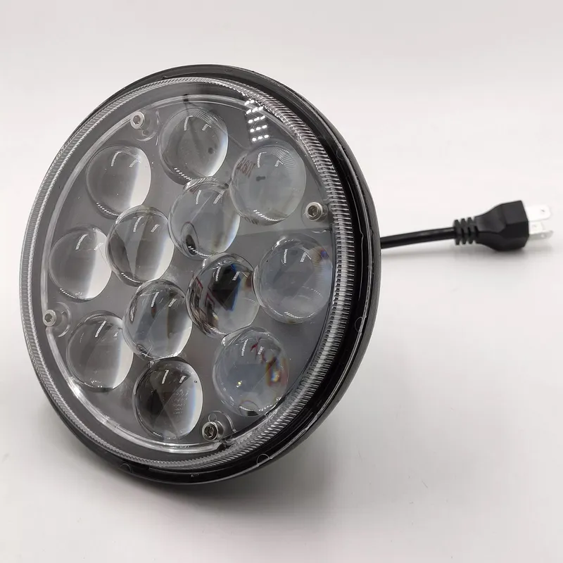 14.5 см ЛЕД LED 5D 36W Универсален прожектор фар лампа халоген с къси / дълги светлини за мотоциклет автомобил офроуд бус ван камион трактор комбайн багер къси/дълги 12V-24V 5,7 инча - 1