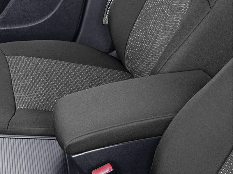 Пълен Комплект Тапицерия Kegel за предни+задни седалки на Volkswagen Passat B7 2010-2014 Черна Текстил - 1