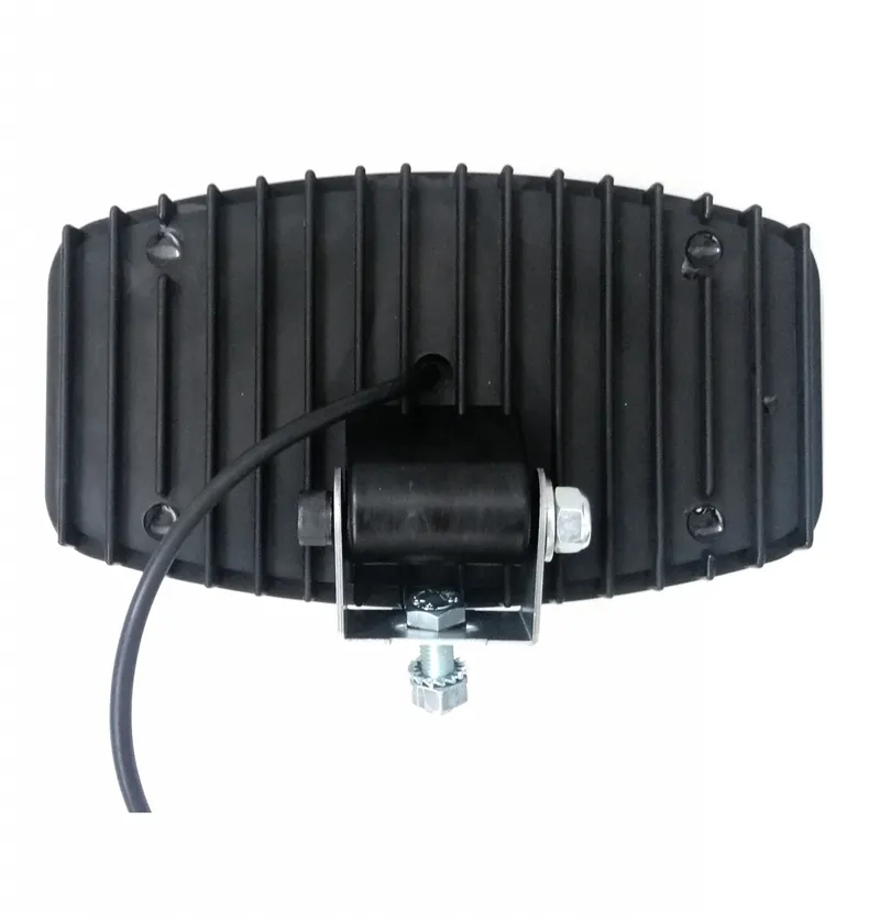 LED ЛЕД Високомощен диоден фар халоген лампа 12V - 24V бяло-жълто за АТВ джип камион трактор земеделски и селскостопански машини и др. 245 x 139 x 70 mm - 1