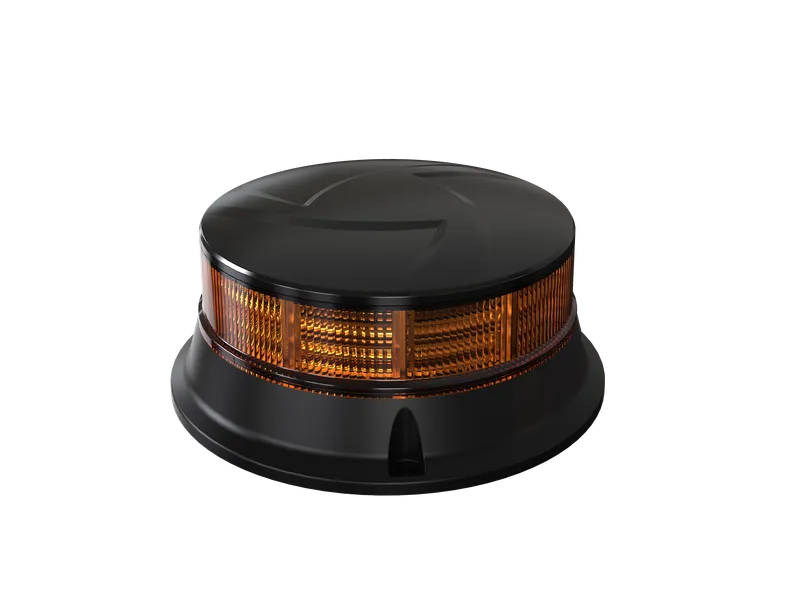 19W LED Диодна Въртяща се Сигнална Аварийна Лампа Маяк Буркан за Пътна Помощ Платформа 12V - 24V - 1