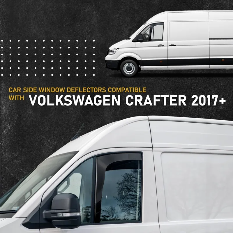 Комплект от 2бр. ветробрани за VW CRAFTER/MAN TGE 2017+ - 1