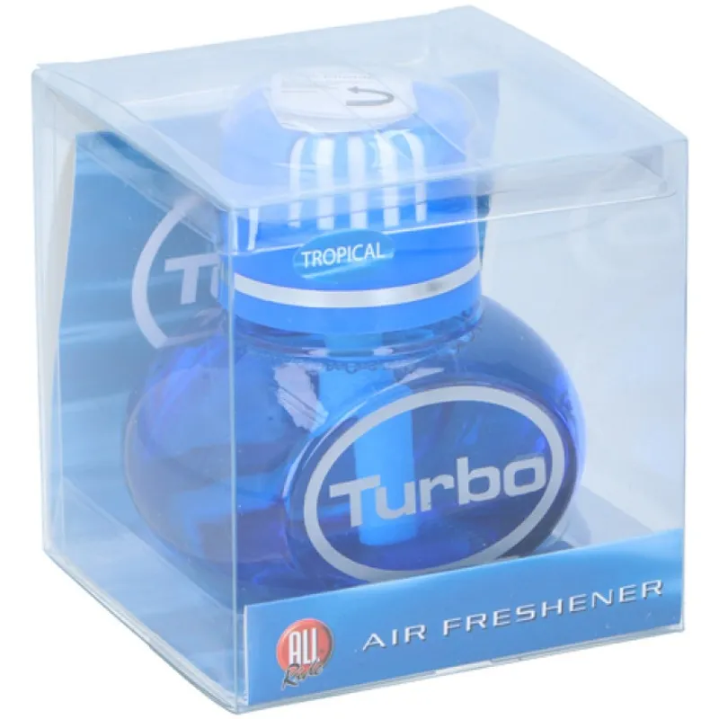 Turbo Ароматизатор освежител за въздух с дифузер с аромат на тропик 150ml All Ride - 1
