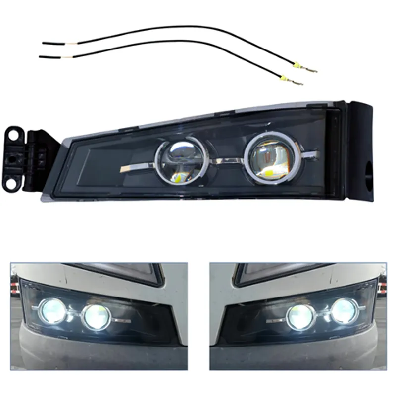 Десен LED халоген, фар за мъгла с двойна лупа за VOLVO FH4 / FM4 (2013–2019) - 1