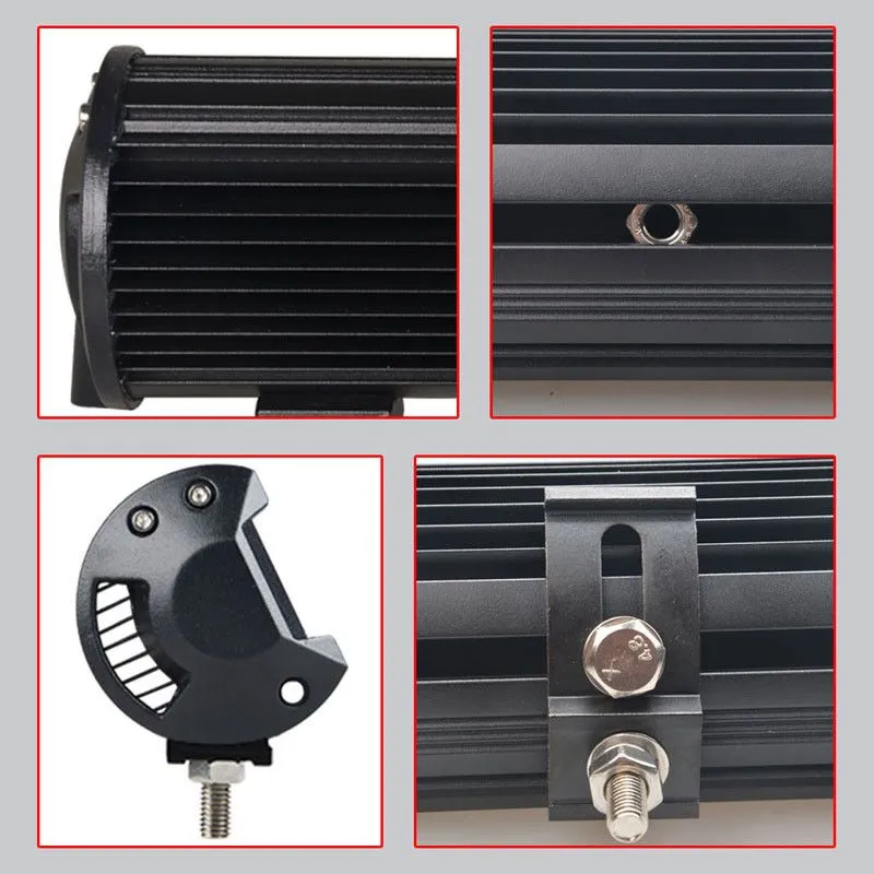 37 См Мощен LED бар Flexzon с Комбинирана Combo светлина 90W 30 LED 12V 24V АТВ, Джип, 4х4, Offroad - 1