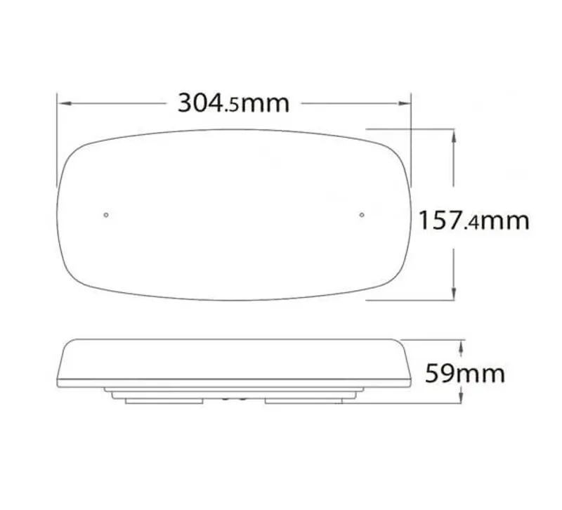 Wireless Безжична Лед Led Блиц Аварийна Сигнална Лампа Маяк с презареждаща се батерия с магнит 12V - 24V за пътна помощ платформа агро техника и др. - 1