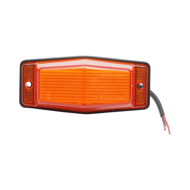 Стационарна LED Габаритна лампа с NEON ефект - Жълт 24 диода 24V - 1
