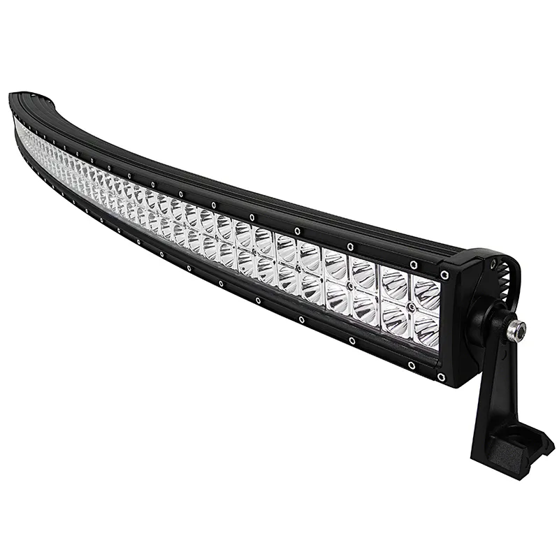 Извит 127См 288W Мощен Led Bar Лед Диоден Бар Прожектор с насочена бяла светлина 12V 24V - 1
