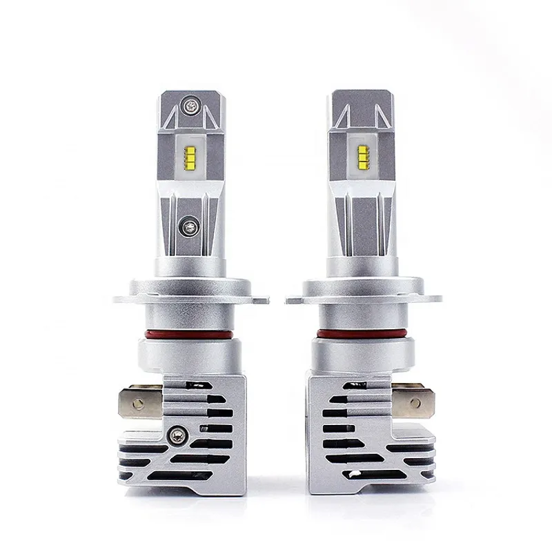 Комплект Умалени Мини LED Диодни Крушки M3 H1 12V 24V 50W 5000lm - 1