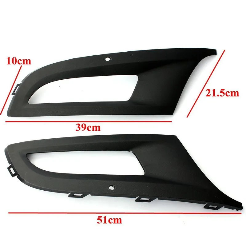 Решетки за Халогени - Volkswagen VW Polo MK8 6R 09-14 6R0853666D/6R0853665D - 1