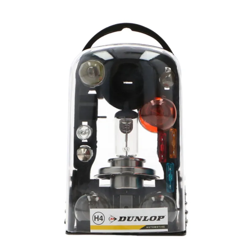 Резервен авариен комплект крушки H4 12V от 11 части Dunlоp - 1