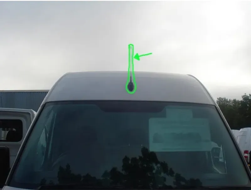 FM АМ Радио Антена За Mercedes Sprinter W906 2006-2017, VW Crafter 2006-2016 - 1