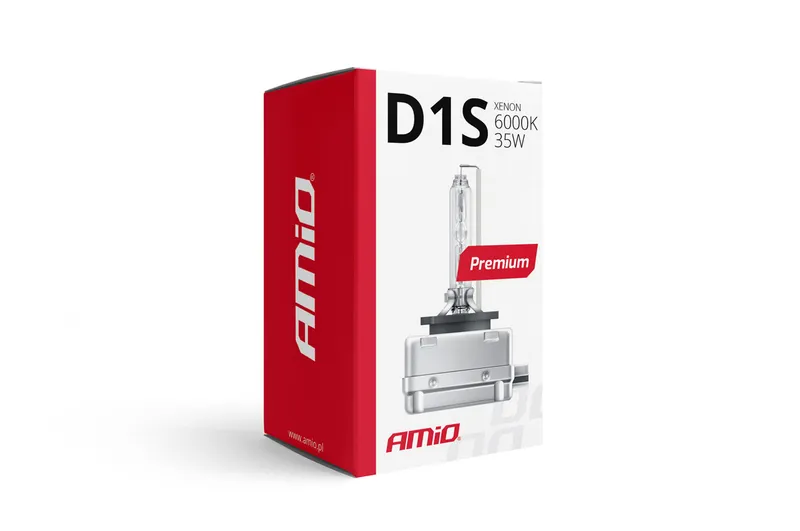 Ксенонова крушка D1S 35W 6000K 12V Amio Premium - 1